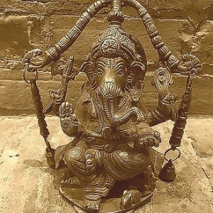elephant yoga figurine