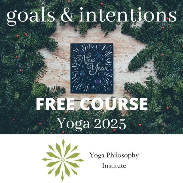 Start your New Year with a Free Course from the Yoga Philosophy Institute:  Goals and Intentions, worth 1 CE hour. This courses explores the challenge of organizing our lives in light of ambitions and plans. We are often taught to clarify goals and intentions, as a condition of being successful. There are two ways to understand this advice: one is a practical disaster, and the other is Yoga. Those who take part in this free course will also have access to a Q and A space where any further questions answered by  Dr. Ranganathan! To signup, click here! 

To sign up, head over to yogaphilosophy.com (link in the bio) and click on this image under the "Latest News" section. 

Happy New Year!

--- The Yoga Philosophy Institute

The Yoga Philosophy Institute, founded by Dr. Shyam Ranganathan (yogaphilosophy.com/bio) is a scholar practitioner initiative, with the mission of bringing rigorous, research based Yoga and Philosophy knowledge, with decades of teaching experience, to interested students online. Our mission is to provide you with the tools in philosophy and Yoga related matters you need to continue your learning.  To find out more, visit yogaphilosophy.com, and sign up for our free news letter! 

#alleightlimbs #beyondasana #igyoga #ishvarapranidhana #neverstoplearning #onlinelearning #onlineyoga #Patanjali #philosophy #sanskrit #sanskritforyogis #Svādhyāya #tapas #yoga #yogacourse #yogaalliance #yogahistory #yogaoffthemat #yogaonline #yogaphilosophy #yogapractice #yogaresearch #yogastudies #yogasutra #yogateachers #yogateachertraining #yogis #ahimsa