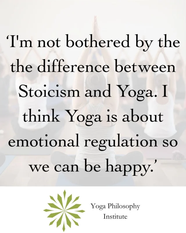 🪷 Yoga Is Not Stoicism

“I’m not bothered by the difference between Stoicism and Yoga. I think Yoga is about emotional regulation so we can be happy.”

That kind of confusion is common — and revealing. It shows how many have mistaken Yoga for a therapy, when it is in fact a discipline of transformation.

Let’s be clear:
⚖️ Stoicism is about managing emotions to live in harmony with what is natural and inevitable — training ourselves to accept facts with calm detachment.
🔥 Yoga, by contrast, is about shaking up our activity to recover autonomy.

What’s the difference?
🌿 Stoics seek balance with nature.
🌞 Yoga is about converting life into something personal — so that our lives are explained by our choices and autonomy, not by what merely happens to us.

The Stoic accepts the world.
The Yogi reshapes it through self-governance and unconservatism.

If that sounds unsettling, remember: comfort comes from activity; freedom comes from transformation. 🧠

Follow 👉 @yogaphilosophy_com for philosophy that shakes us out of submission. 🕉️