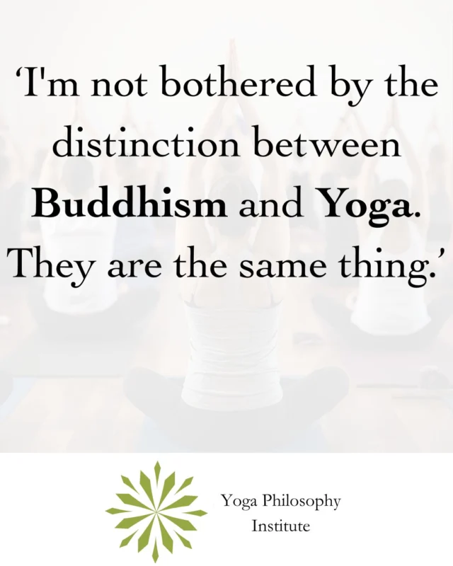 🪷 Yoga Is Not Buddhism 

When I started the Yoga Philosophy Institute, I was struck by how many people couldn’t tell the difference between Buddhism and Yoga — and how offended they became when this confusion was pointed out.

That fragility says something important about the pretense of most people who present themselves as yoga practitioners. Learners are never embarrassed about their ignorance, as learning for them is an opportunity to replace ignorance with knowledge. Grifters are always insecure about what they do not know, because their game is to present themselves as someone who knows, not someone who learns.

Let’s be clear:
🪶 Buddhism is a moral program to reduce suffering, based on the principle of dependent origination: everything is dependent on something else, and our psychological expectations of individuality do not track reality.

🔥 Yoga, by contrast, is a discipline of recovering autonomy — the strength to stand on one’s own, to know and act on the basis of our own developed capacities to understand options.

These are not the same.

And if that truth feels unsettling, it’s because real learning begins where comfort ends. 🧠
If we are concerned about avoiding suffering, we will try not to learn — especially if we fancy ourselves knowledgeable people. For then, learning exposes our ignorance, which we’re trying to convince everyone we lack.

Follow 👉 @yogaphilosophy_com for philosophy that doesn’t flatter — it frees. 🕉️